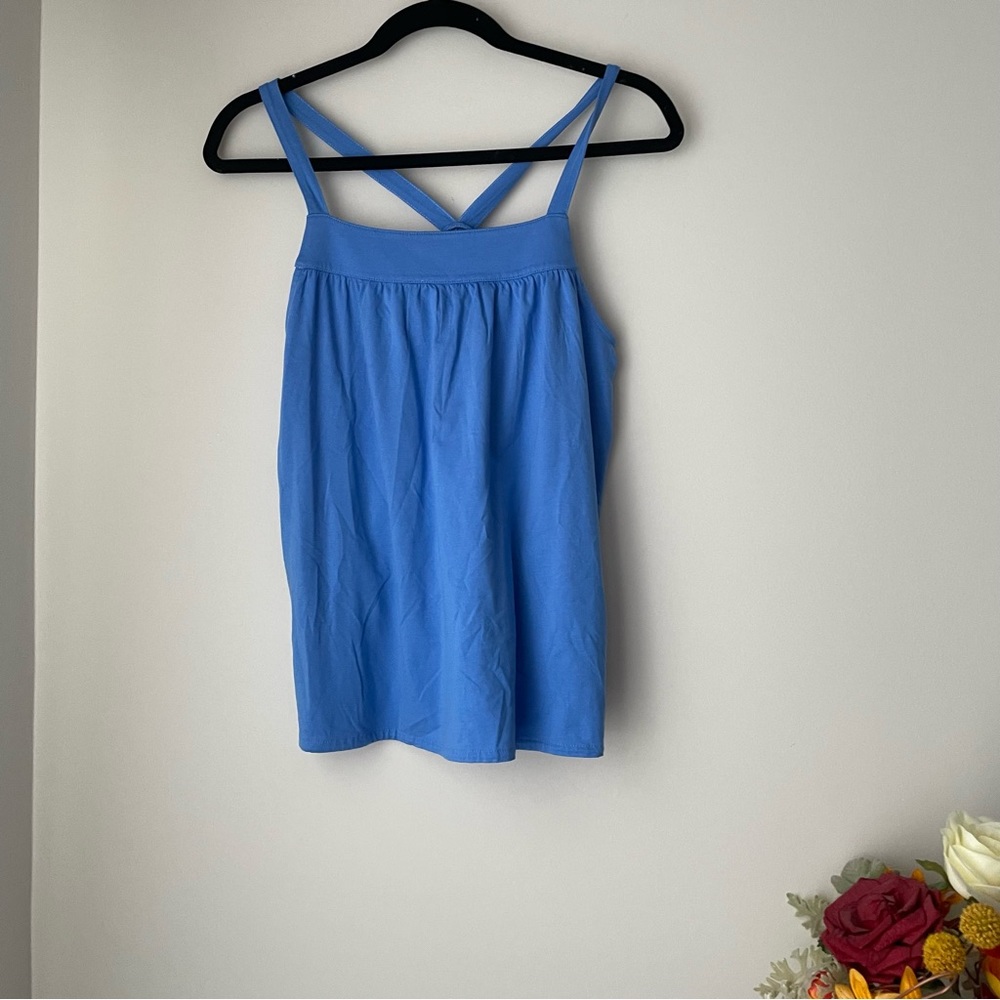Lands’ End Blue Sleeveless Top Size L (14)